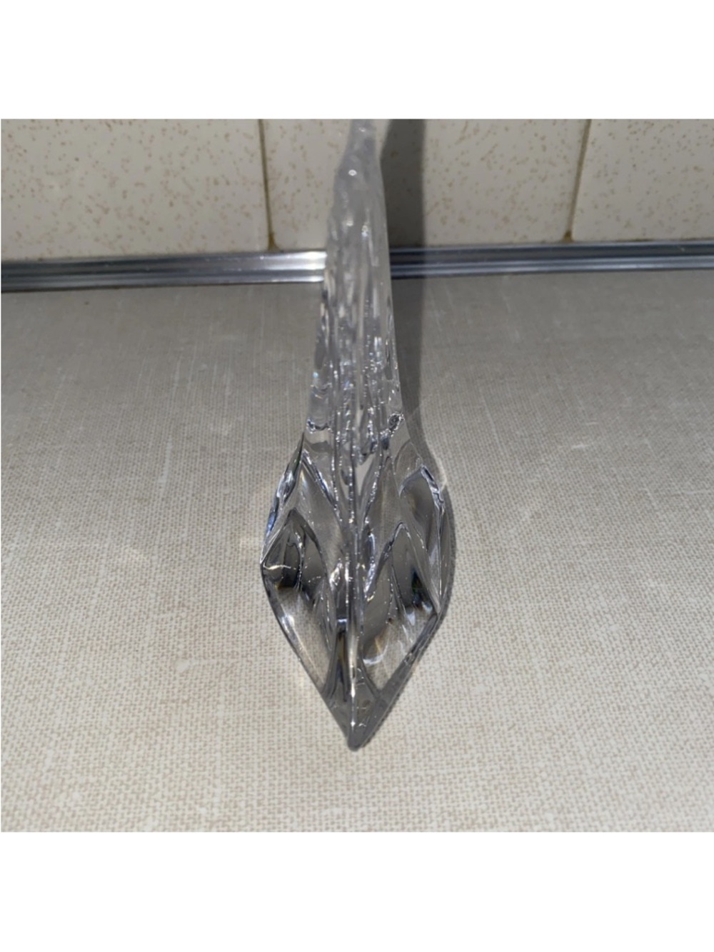 Clear Glass Decorative Sailboat Accent - Elegant Home Accent - Picture 11 of 16
